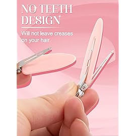 8Pcs No Bend No Crease Hair Clips- Styling Duck Bill Clips Alligator Hair Barrettes for Styling Sectioning, Small Gifts for Women Girls Salon Hairstyle Hairdressing Bangs Waves Makeup