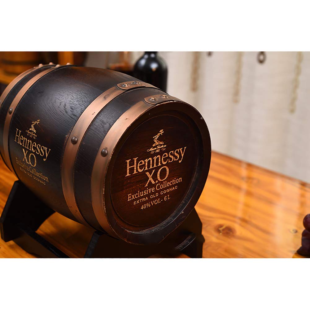 FLEAGE Eiken vat, 5L houten vat wijnvat, whisky vat schnapps vat, eiken wijnvat pak voor whisky bourbon tequila