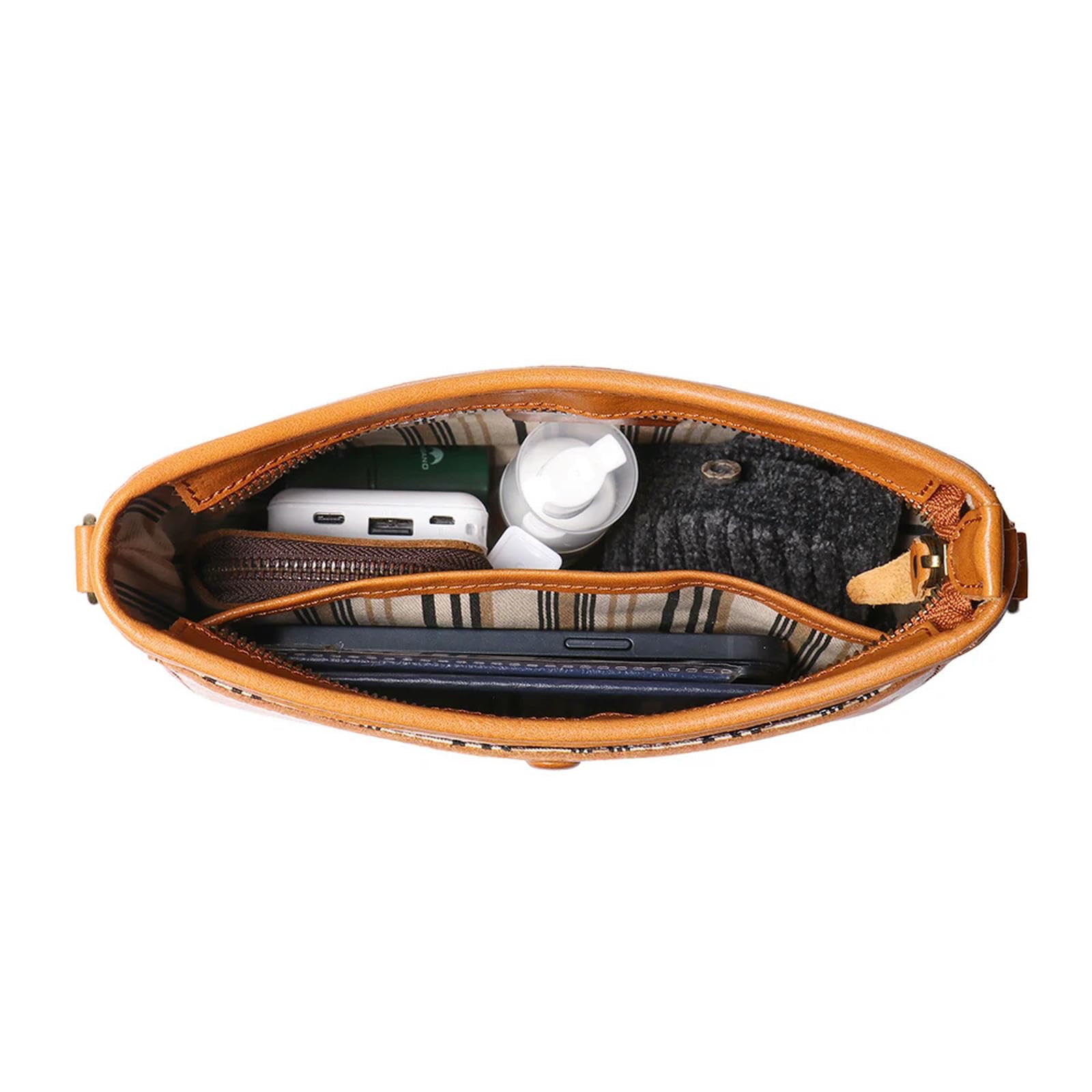 Bolsos Bolso De Cuero Para Mujeres Bolsas Retro De Piel De Vaca-Negro-Talla Única
