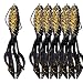 Sougayilang Fishing Lure with Jig Hooks - 6Pcs Soft Bait Plastic Worm Shrimp Fishing Lures for Trout Bass Salmon Freshwater Saltwater Fishing