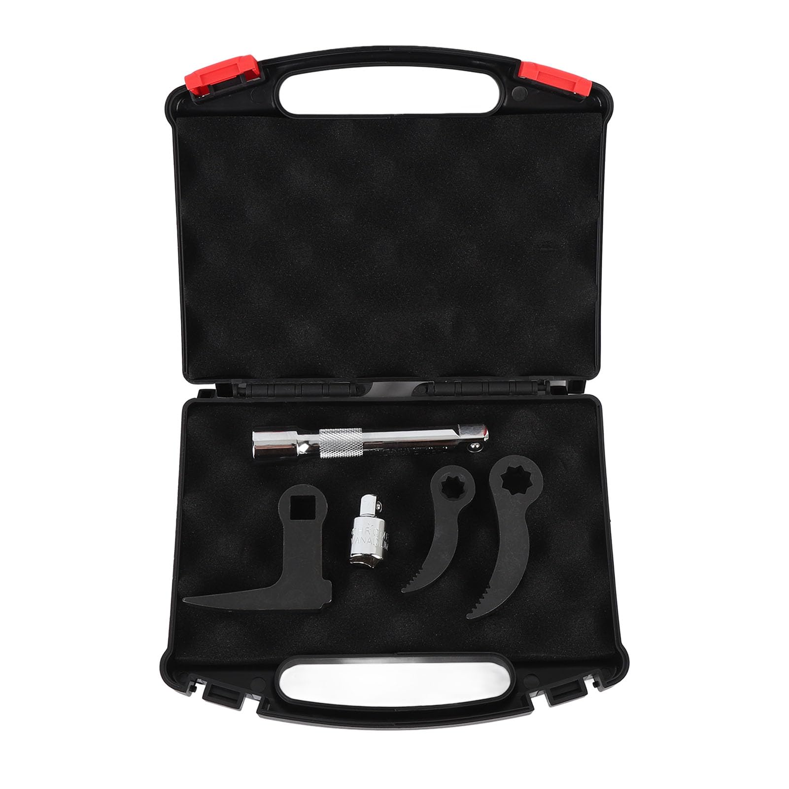 Adapterkopf-Set für Brechstangenschlüssel, 1/2 Zoll 3/8 Zoll Brechstangen-Adapterkopf mit Adapter und Verlängerungsstange, Halbwellen-Entfernungswerkzeug für Autoreparaturen