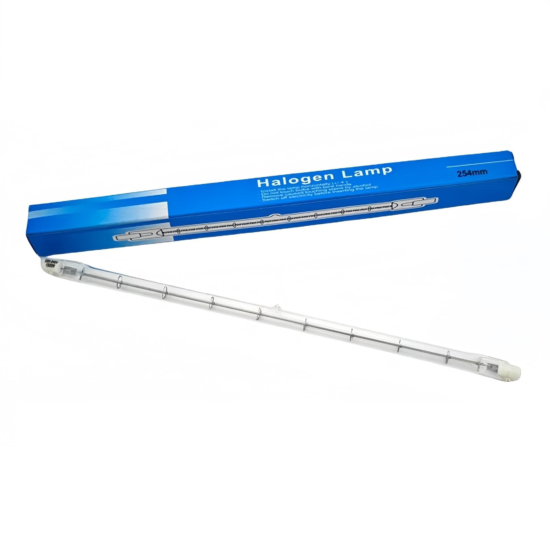 R7S Lampadina Alogena 5PCS - 1000W/1500W J-Type 254mm Lampadine Lineari (2700K dimmerabili) Doppia Tensione per Flood/Stage Lighting 1000W-10PCS 220V-240V