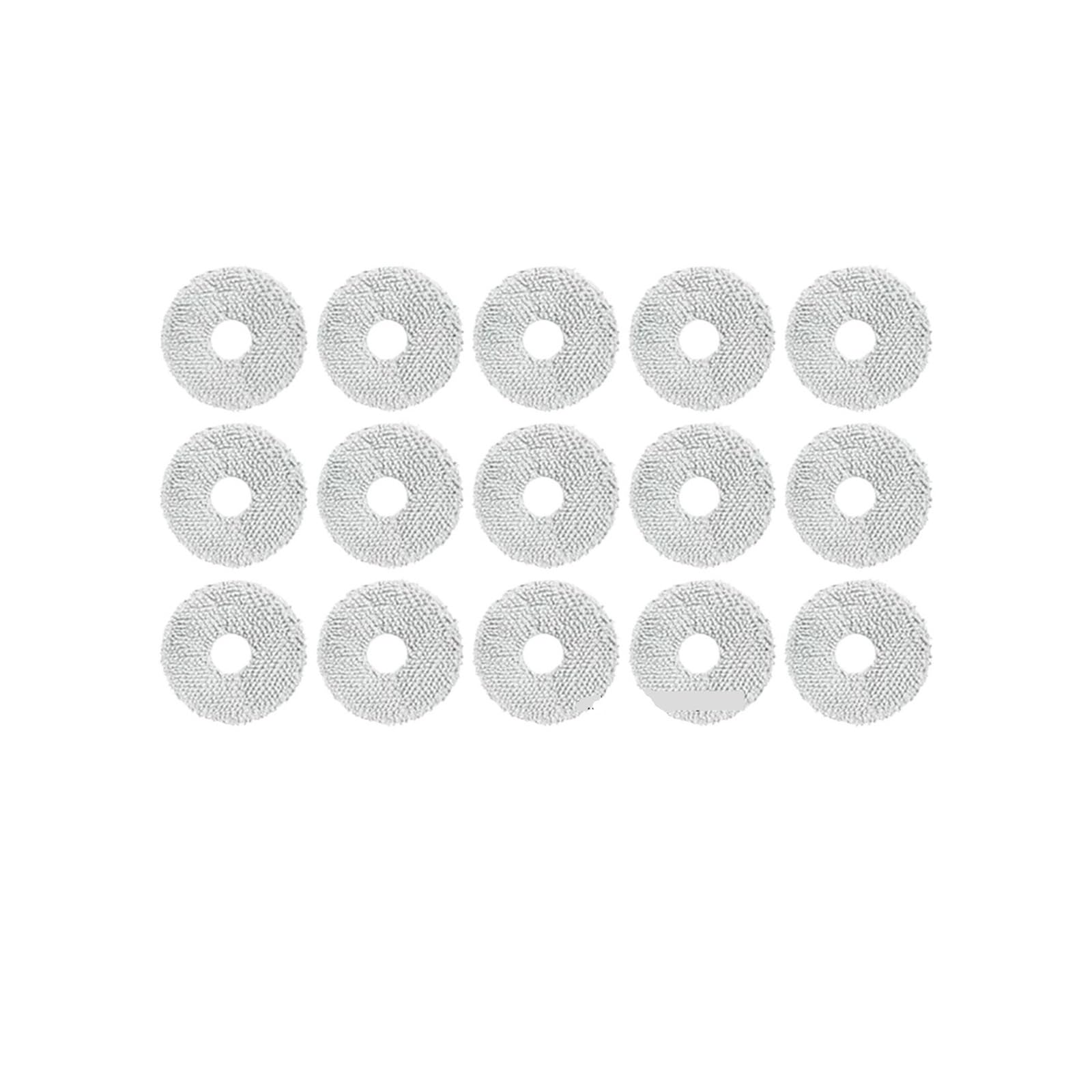 VIXWDRUTY Compatible For Xiaomi，Robot Vacuum S10+ S20+ X10+ X20 Plus B101CN，Compatible For Dreame，L10S Ultra L10S Pro L10 Prime S10 Pro Mop Cloth(15 pcs)