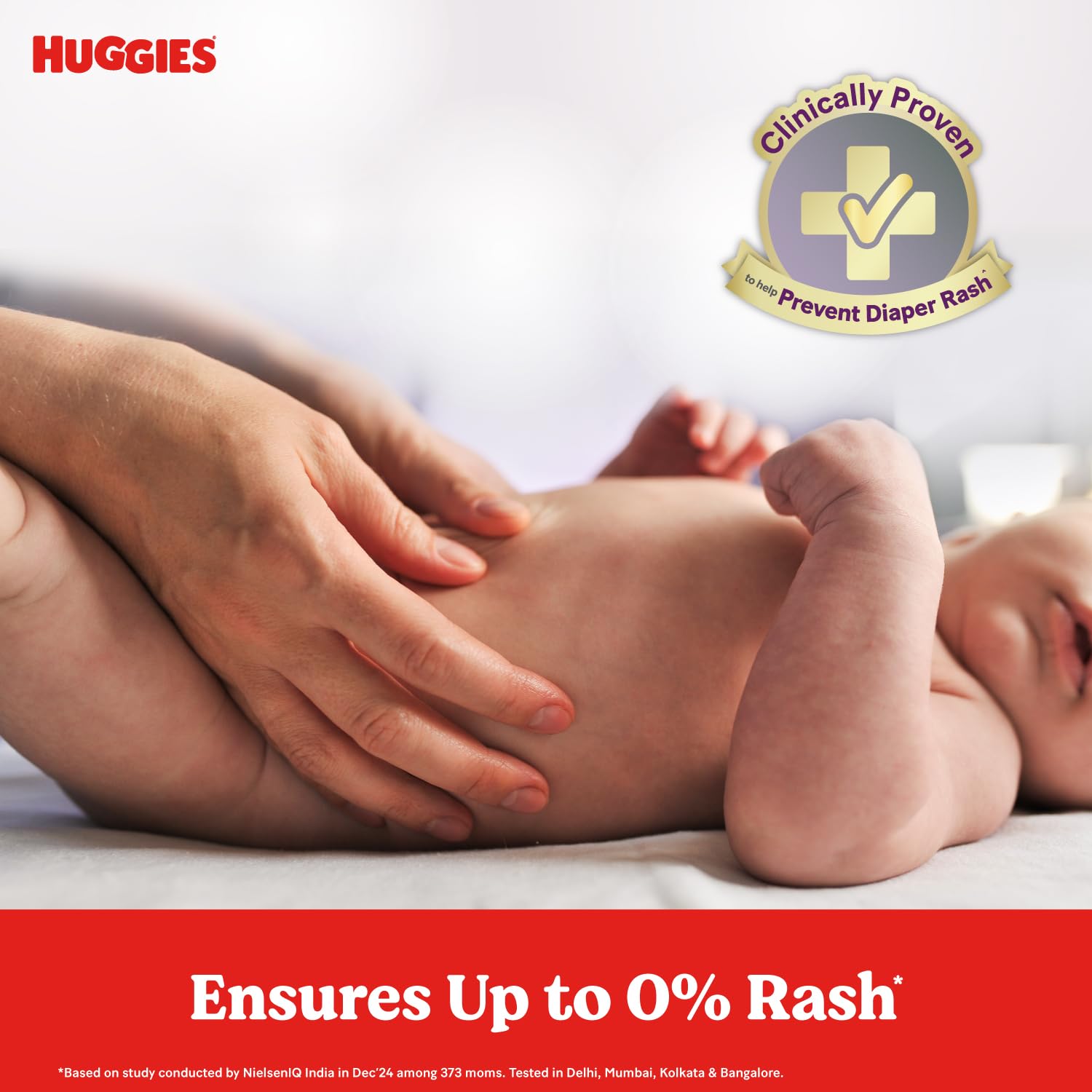 Huggies Complete Comfort Wonder Pants | Pant Style Baby Diapers Newborn Size (NB/XS), 90 Count | India's Fastest Absorbing Diaper, Prevents Diaper Rash, Ideal for 0-5 Kgs 2