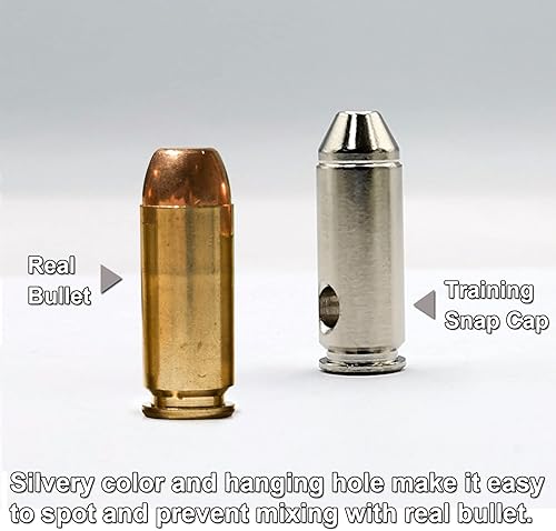 Miniatura 6 de Tapas de presión de entrenamiento para fuego seco, rondas simuladas, práctica de carga segura