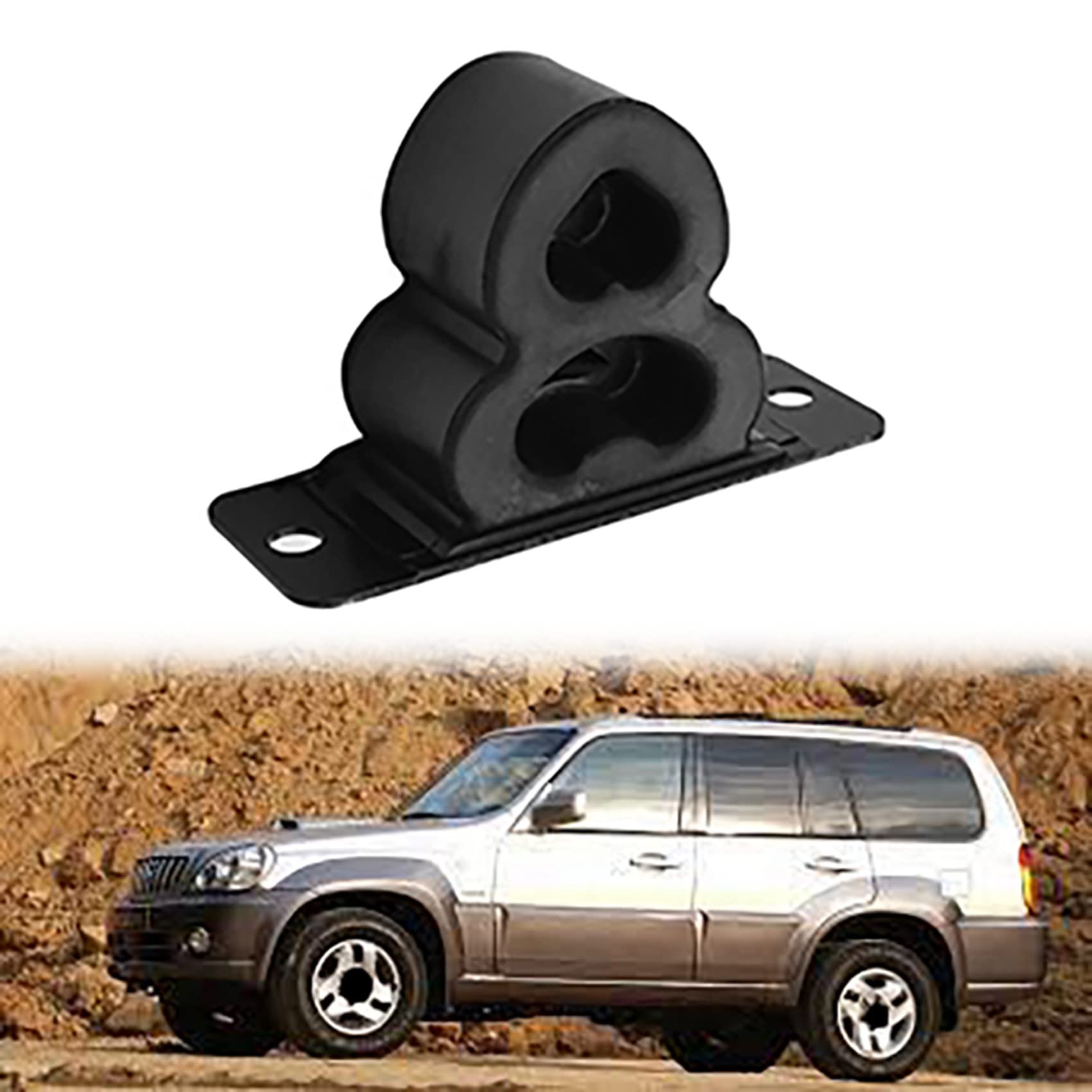 CRAKES 4X 55400H1000 Gummipuffer für Stoßstangen für Terracan 2001-2007