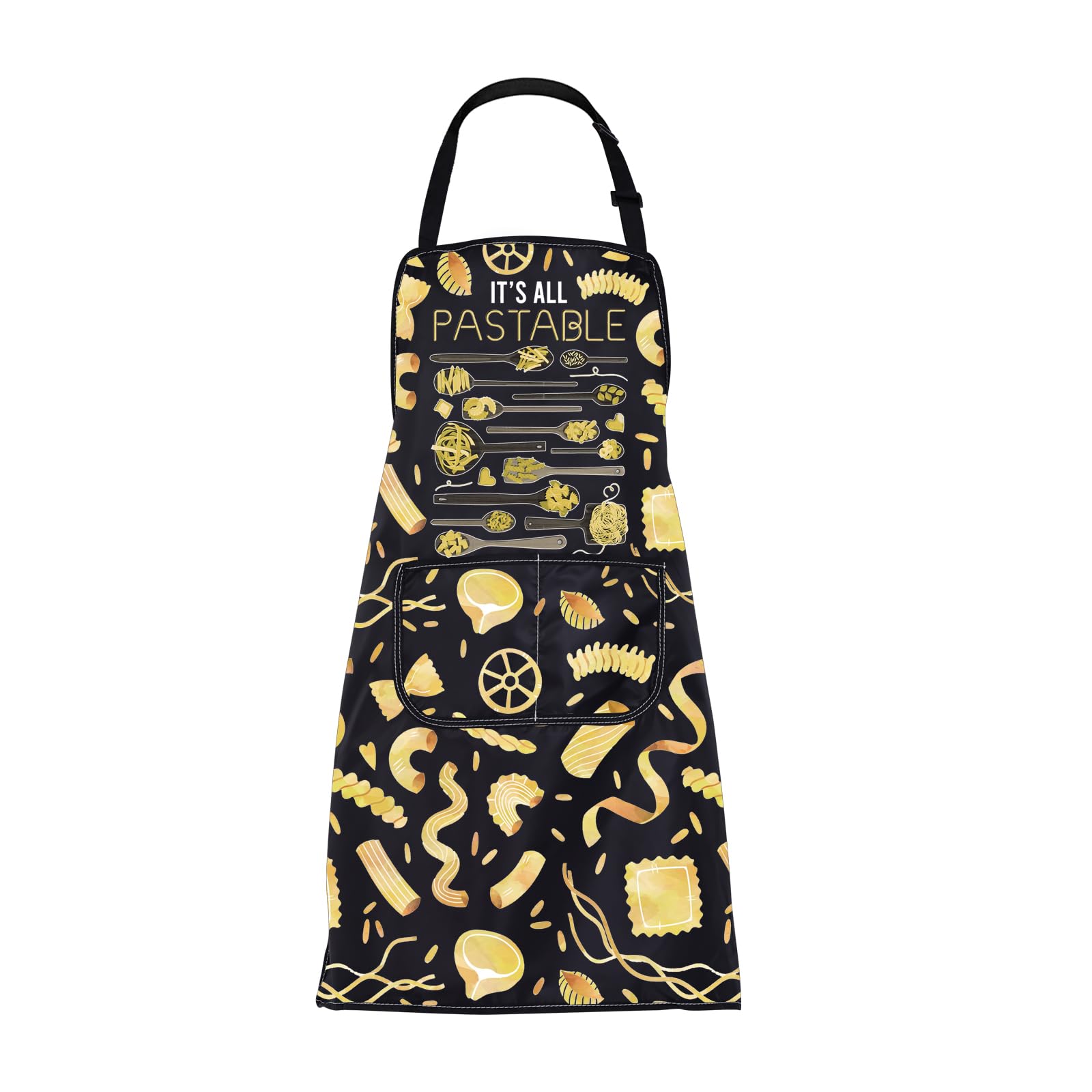 CMNIM Pasta Aprons It's All Pastable Funny Pasta Gifts for Women Pasta Making Apron Pasta Lovers Gifts for Italian Aprons