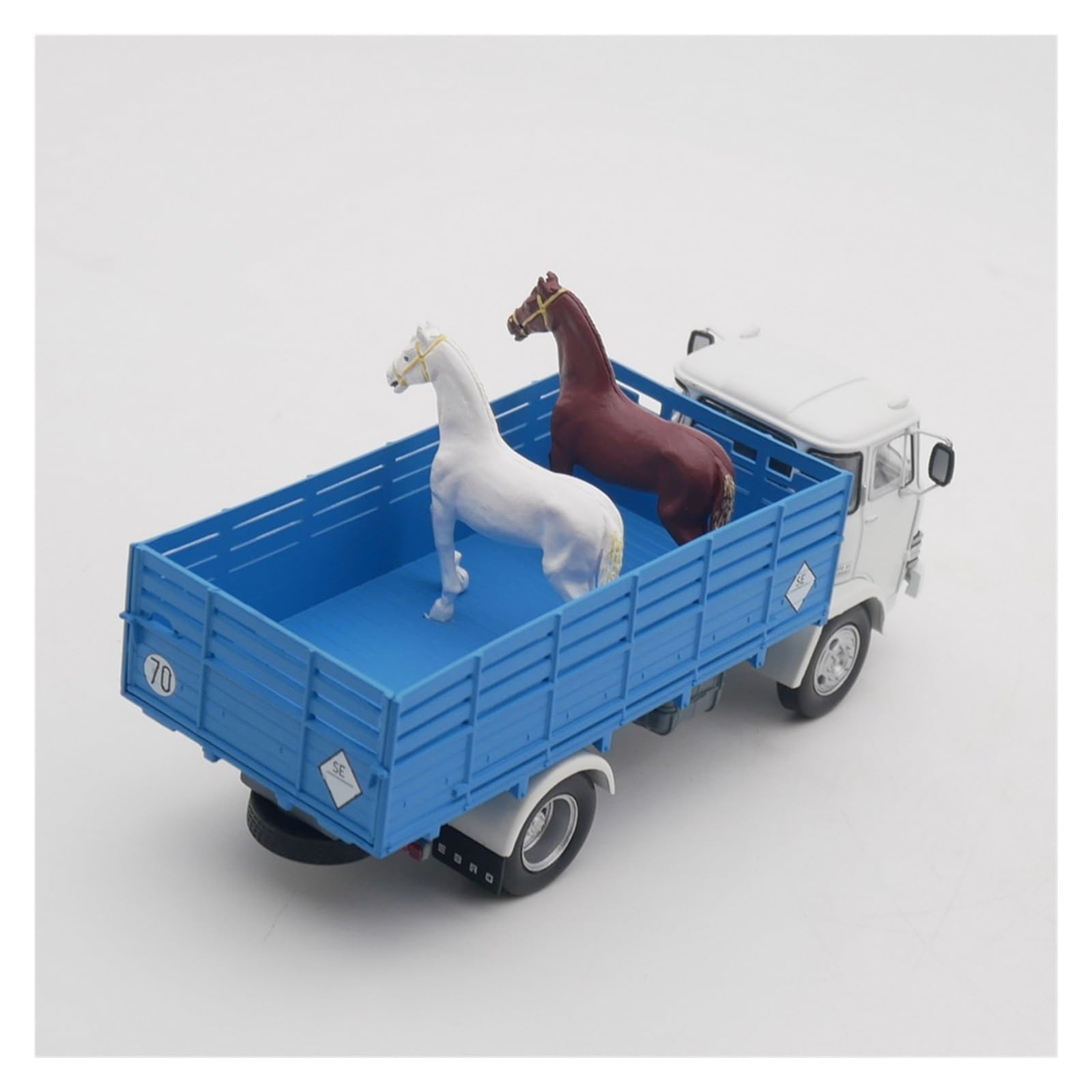 1 43 Per D-700 Ebro Horse Truck Modello Di Auto In Lega Giocattolo In Miniatura Hobby Da Collezione Blu