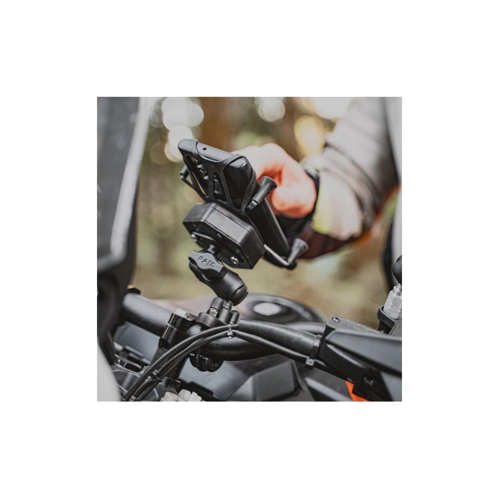 Amazon | ラムマウント(Ram Mounts) 防振Xグリップ(M)＆U字クランプ