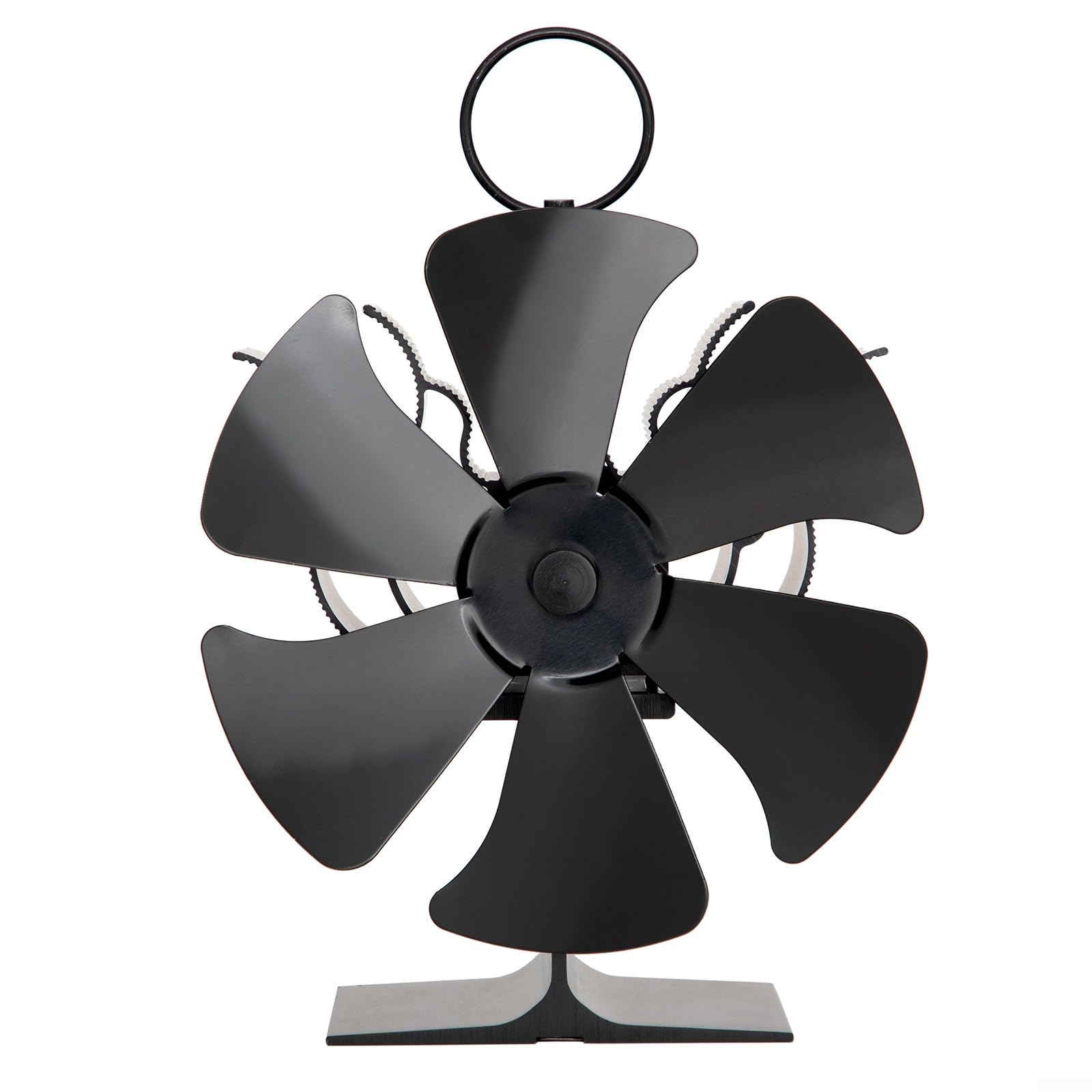 Ventilatore per stufa, ventilatore per camino a 6 pale, senza alimentazione