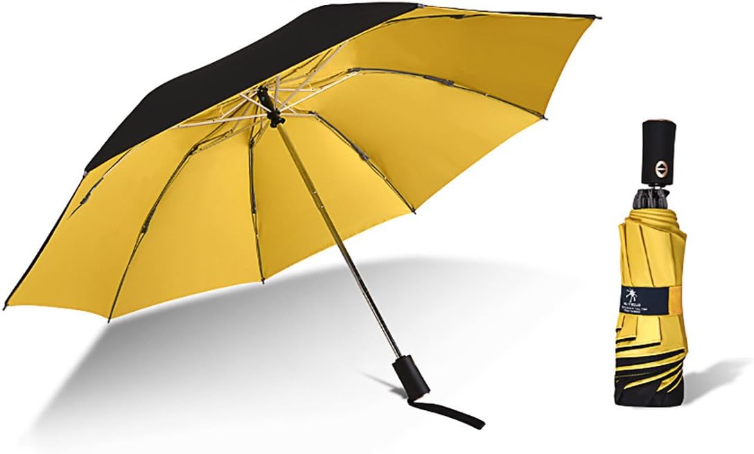 Double Layer Folding Compact Travel Unmbrella Auto Open Close Canopy