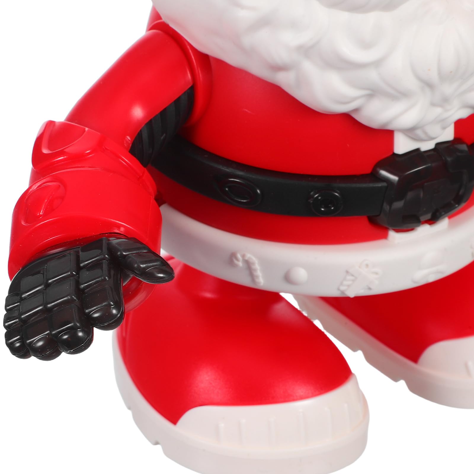 Yardwe Giocattolo di Babbo Natale Danzante Elettrico Statuina di Natale Musica Decorazione Festiva per Ragazzo Ragazza Regalo di Compleanno senza Batteria