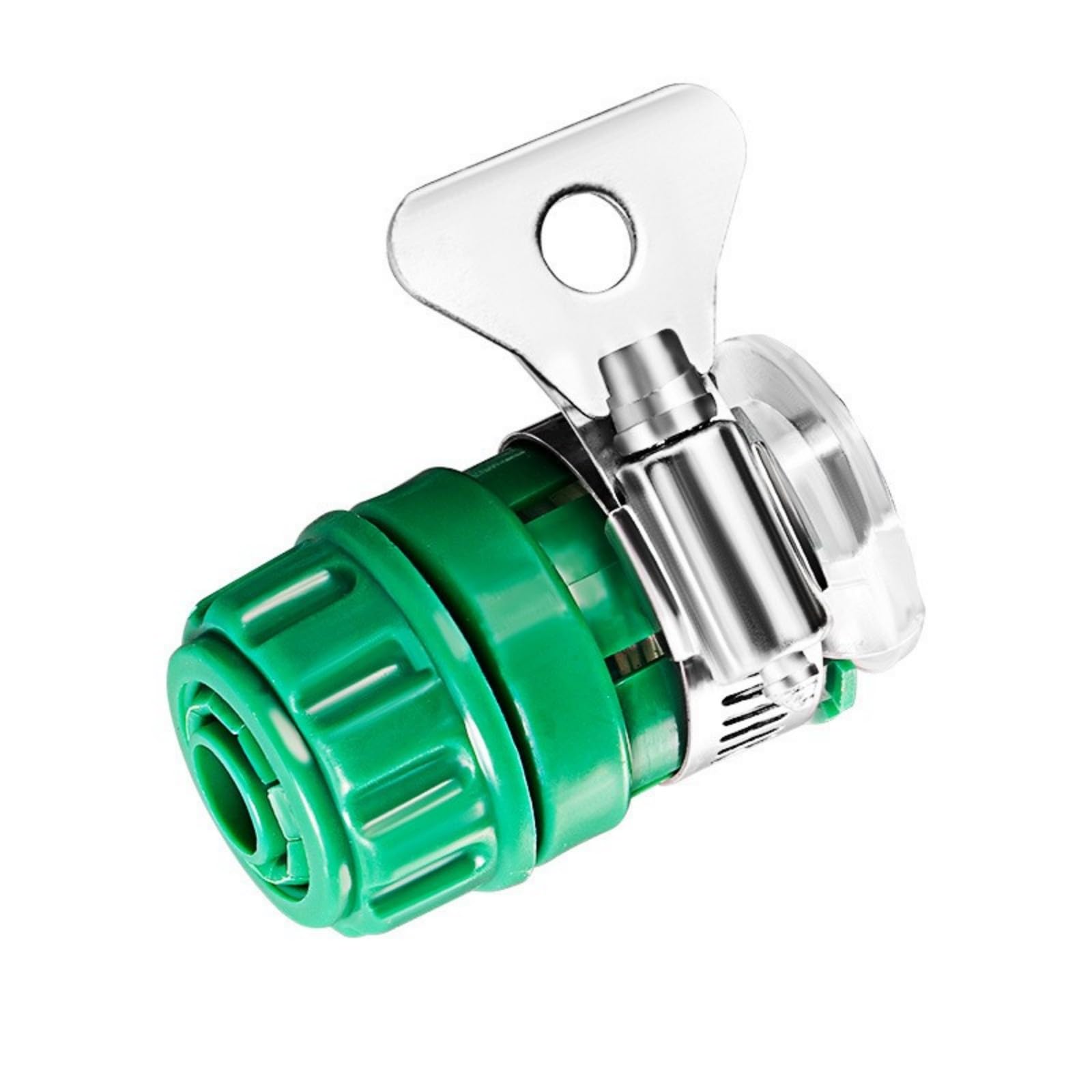 Tsophreniq Green 2 Multi-Purpose Tap Connector With Release Valves For Kitchen Faucet & Garden Irrigation Hose Quick-Connect Faucet Adapter Install Hose Adapter Set