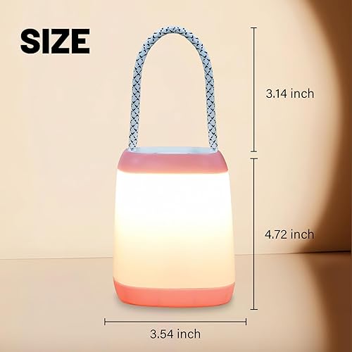 Miniatura 5 de Luz LED para acampar, 3 modos de luz, luz nocturna alimentada por batería, para mochileros, camping, senderismo, luz de emergencia, lámpara