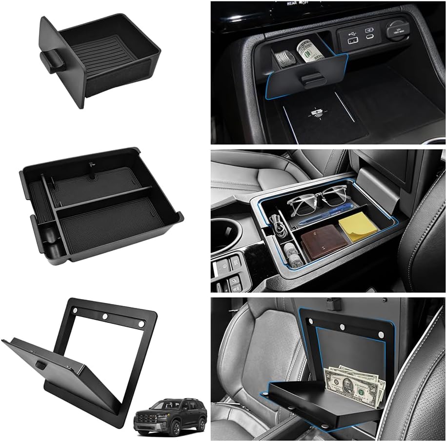 3 Set Organizers for 2023‑2026 Honda Pilot & 2026 Honda Passport