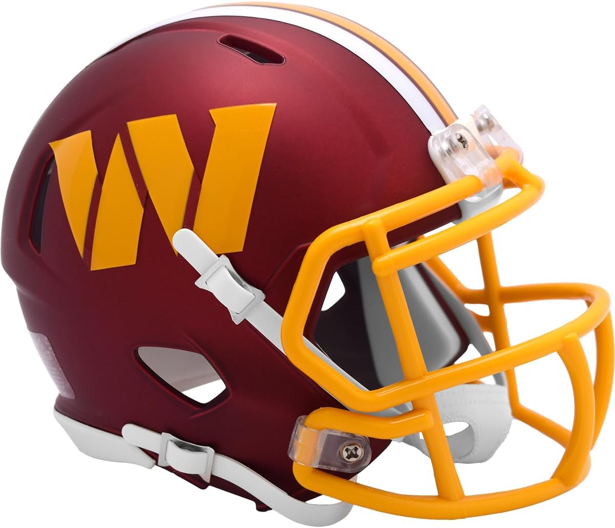 Washington Commanders 2025 On-Field Revolution Speed Mini Football Helmet - New in Riddell Box