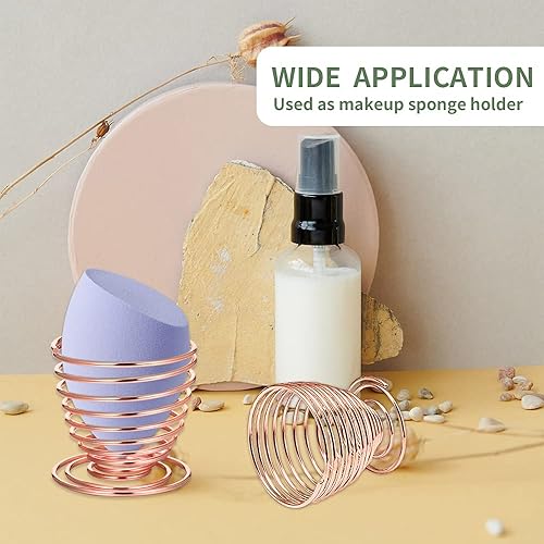 Miniatura 4 de LIYI Soporte para plantas de aire, 8 unidades, contenedor de acero inoxidable para plantas de aire, estantes de exhibición para decoración del