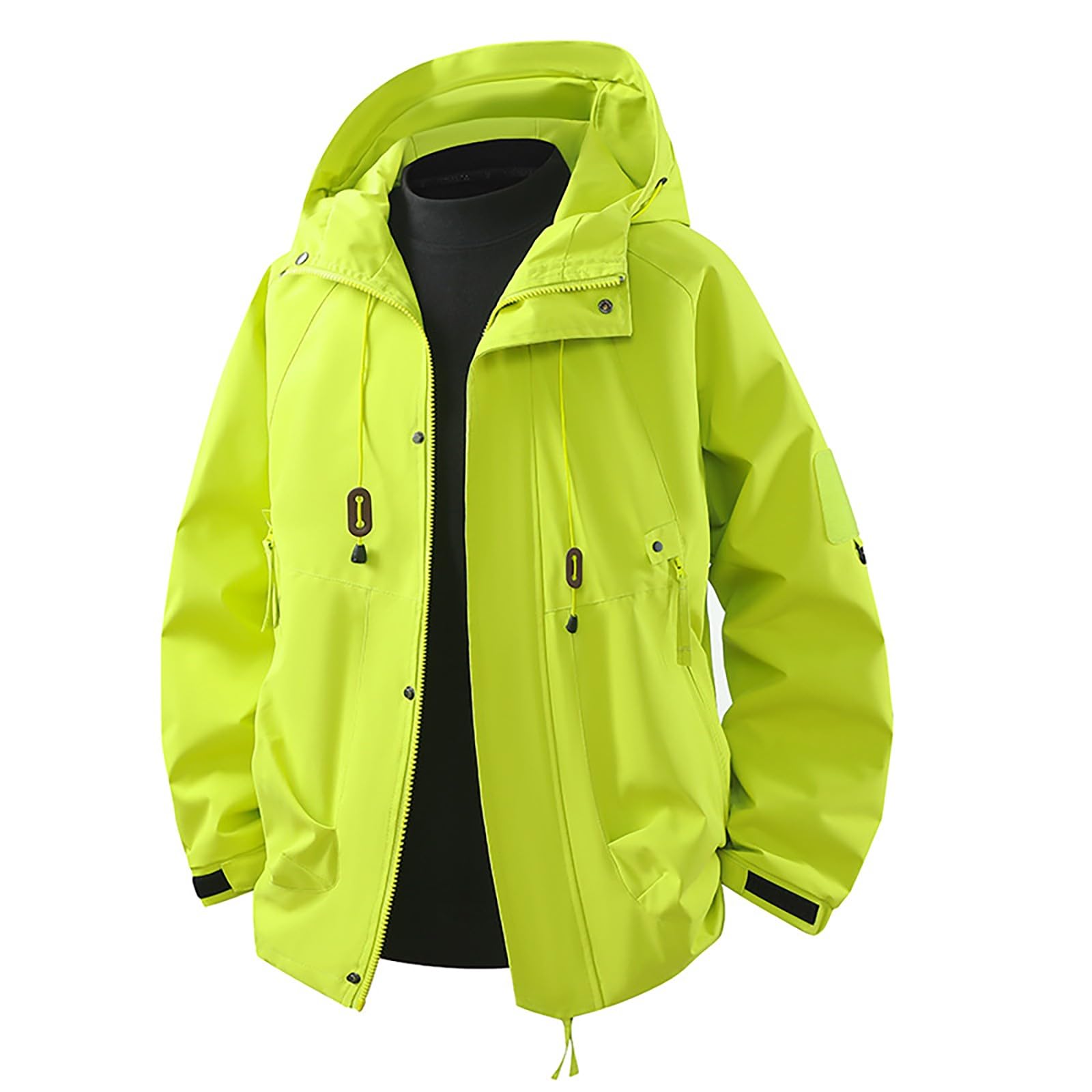 Chubasquero ligero para hombre, ponchos, protección solar, chaqueta para exteriores con abrigo O para hombre