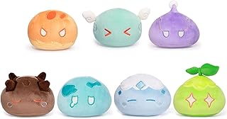 Genshin Plush Impact Slime Plush 3.9" Set, Genshin Slime Monster Plush for Genshin Fans (7pcs)