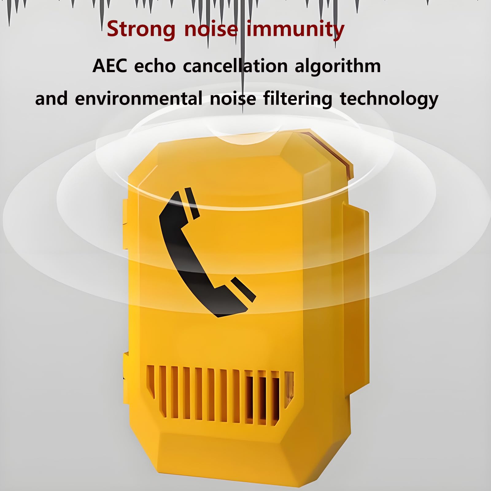 Telefono Emergenza E Sicurezza, Telefono Antideflagrante Con Allarme Sonoro E Luminoso, Connessione Rete IP,supporto Protocollo SIP2.0, Altoparlante Esterno Collegato,per Centrali Elettriche Ecc