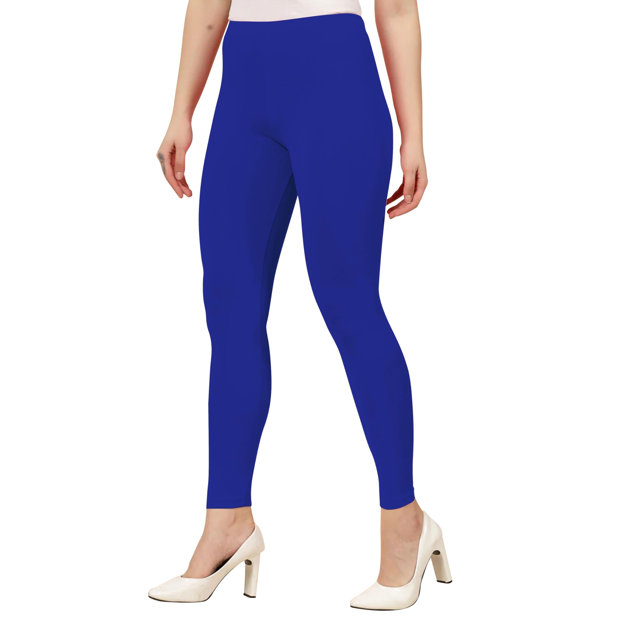 Women's Ankle Fit Leggings || Soft and Comfortable wear || Activewear, Top, Kurti, GymFit and Casual wear || Lycra Ankle Fit 4 Way Stitches-image-40