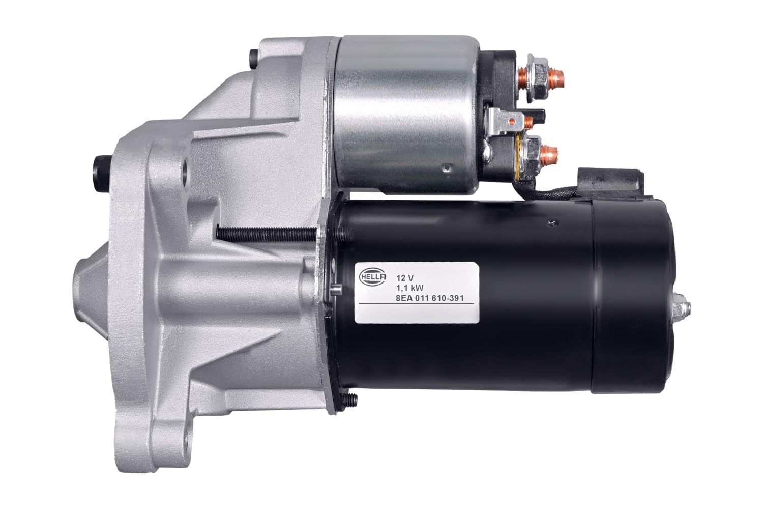 HELLA 8EA 011 610-391 Motorino d'avviamento, 12V, 1.1KW