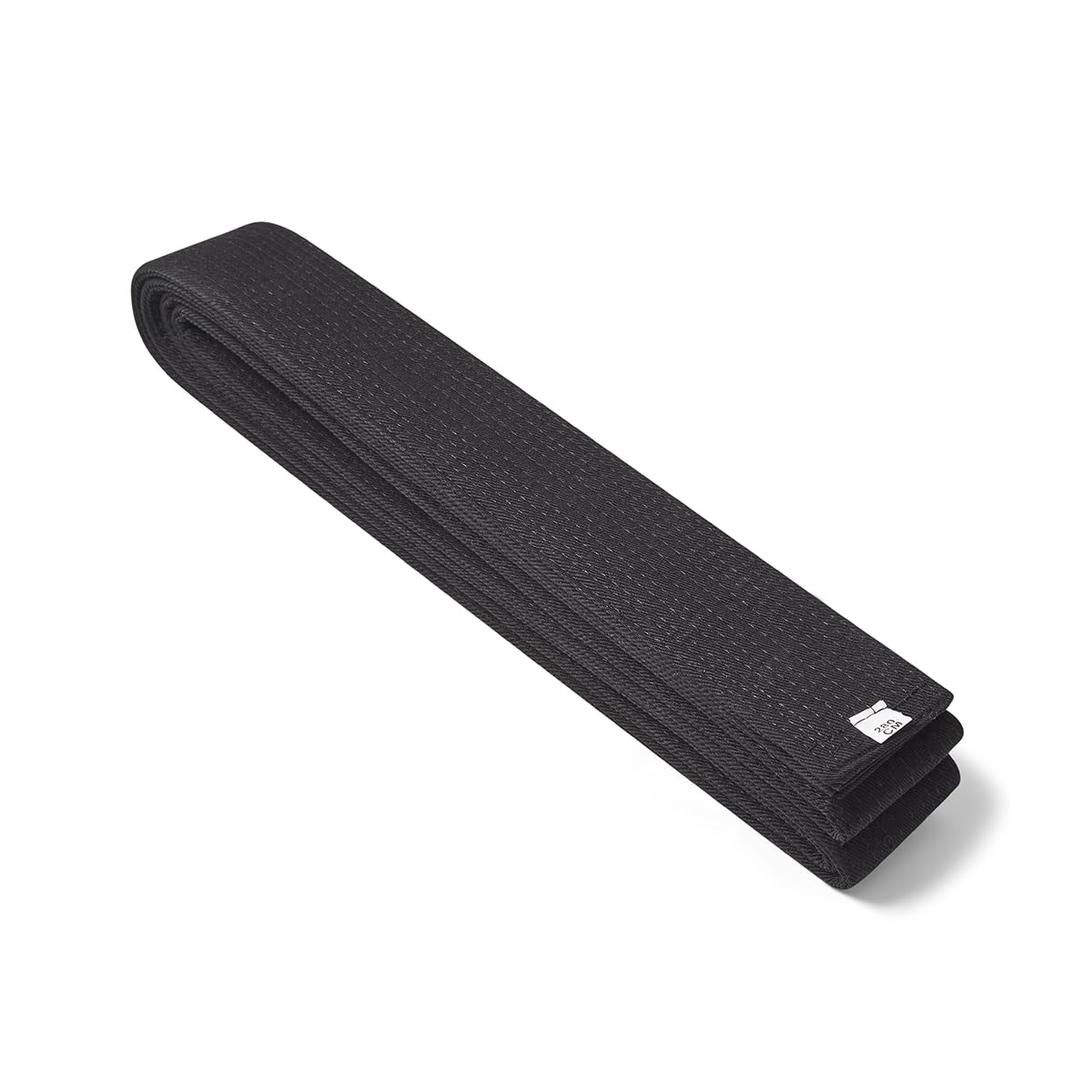 Cinturón profesional de algodón para artes marciales, 5 cm de ancho, color negro (karate, judo)