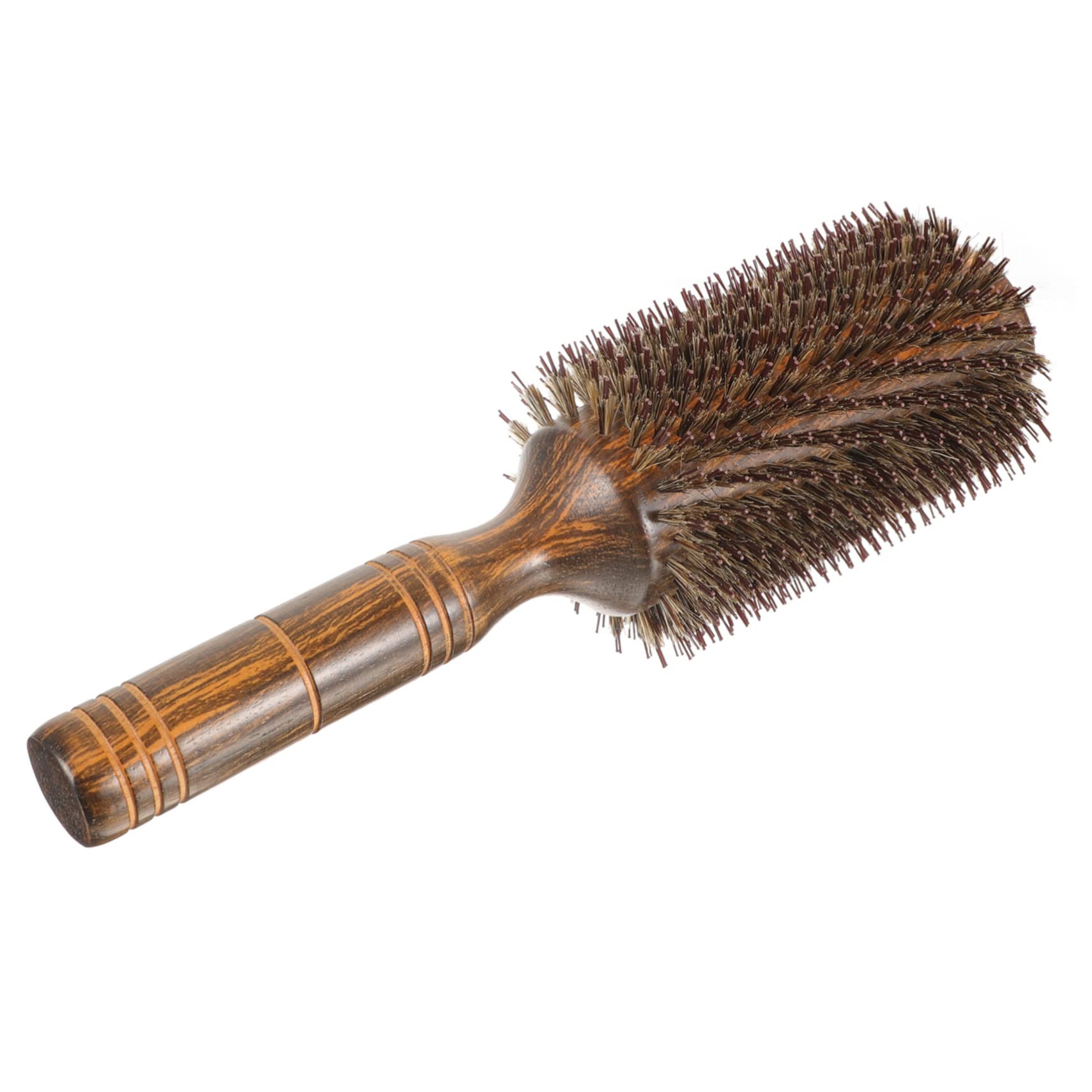 MAGICLULU Rollo De 2 Piezas Peine rizador de cerdas de cerdo pinceles redondos detangler brush de lavado peine para rizar el cabello cepillo para secar el cabello cepillo redondo