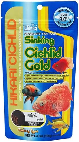 Miniatura 2 de Hikari Sinking Cíclidos Gold Fish Food Mini Pellet 12 oz 340g