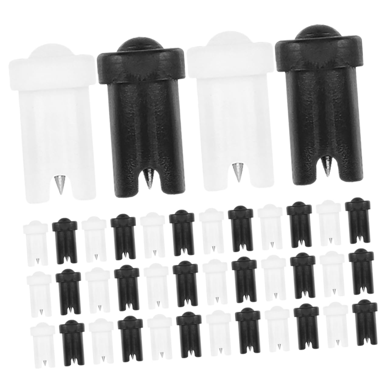 Beavorty Eyelash Bottle Nozzle Pins 60pcs Pp Stainless Steel Anti-Blocking Lash Extension Tools