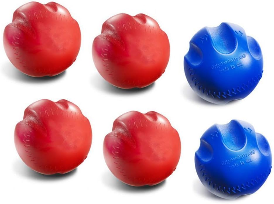 Gripz Jack McDowell Coach's Training Baseballs - 6 Pack