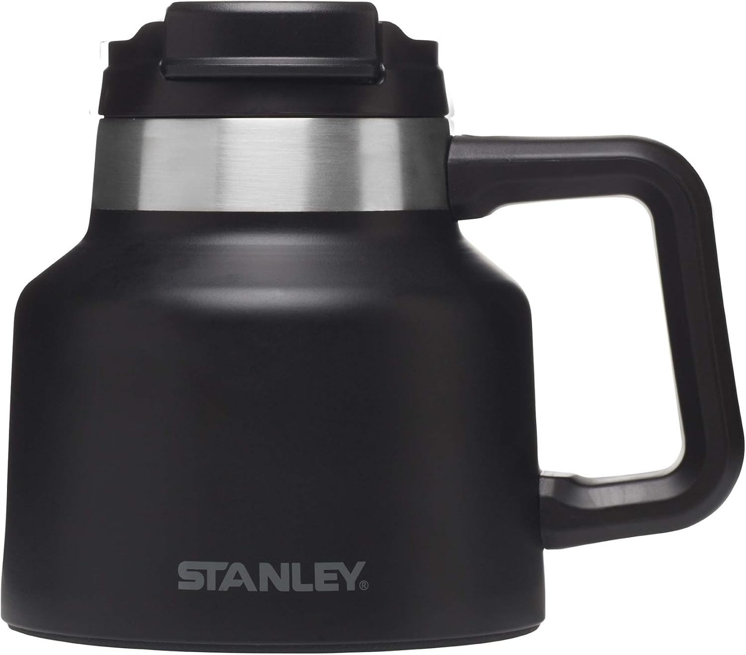 Stanley Adventure Tough-To-Tip Admiral's Mug , Matte Black, 20oz