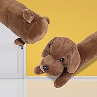 Vista 2 de Dog Under Door Draft Stopper Heavy Duty, 2.8LB 34 Inch Decorative Fabric Door Draft Blocker, Animal Weather Stripping Sound Proof Bottom Seal, Save