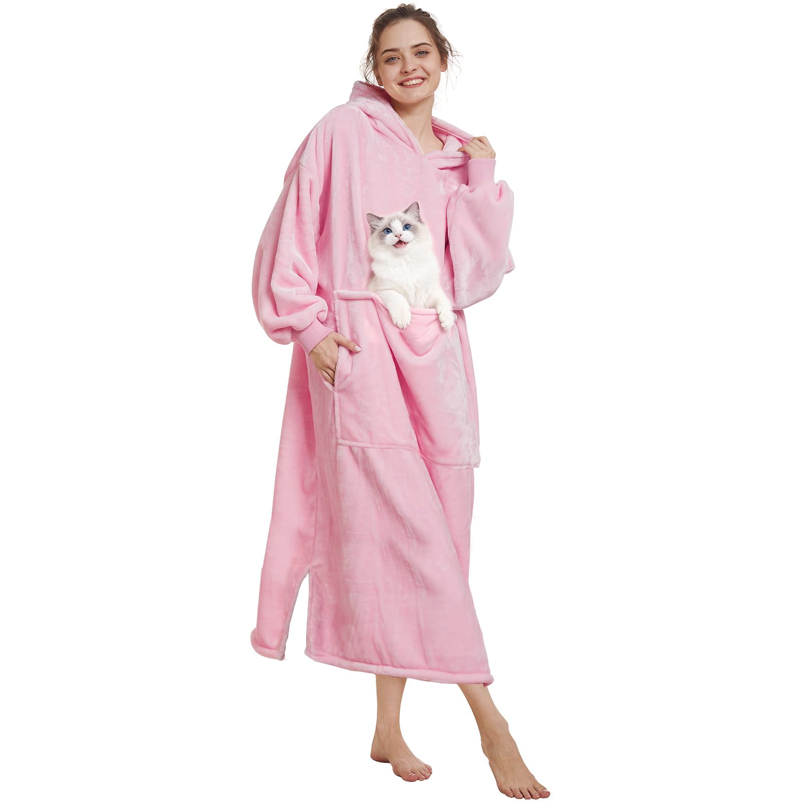 Aemilas Long Wearable Blanket Hoodie