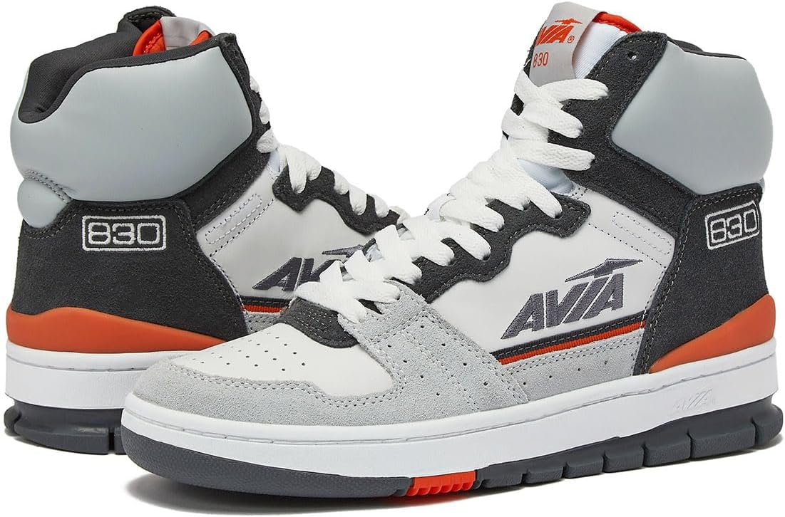 Avia830 Men's Basketball Shoes, Retro High Top Sneakers for Men Indoor or Outdoor, Street or Court Size 7 to 16