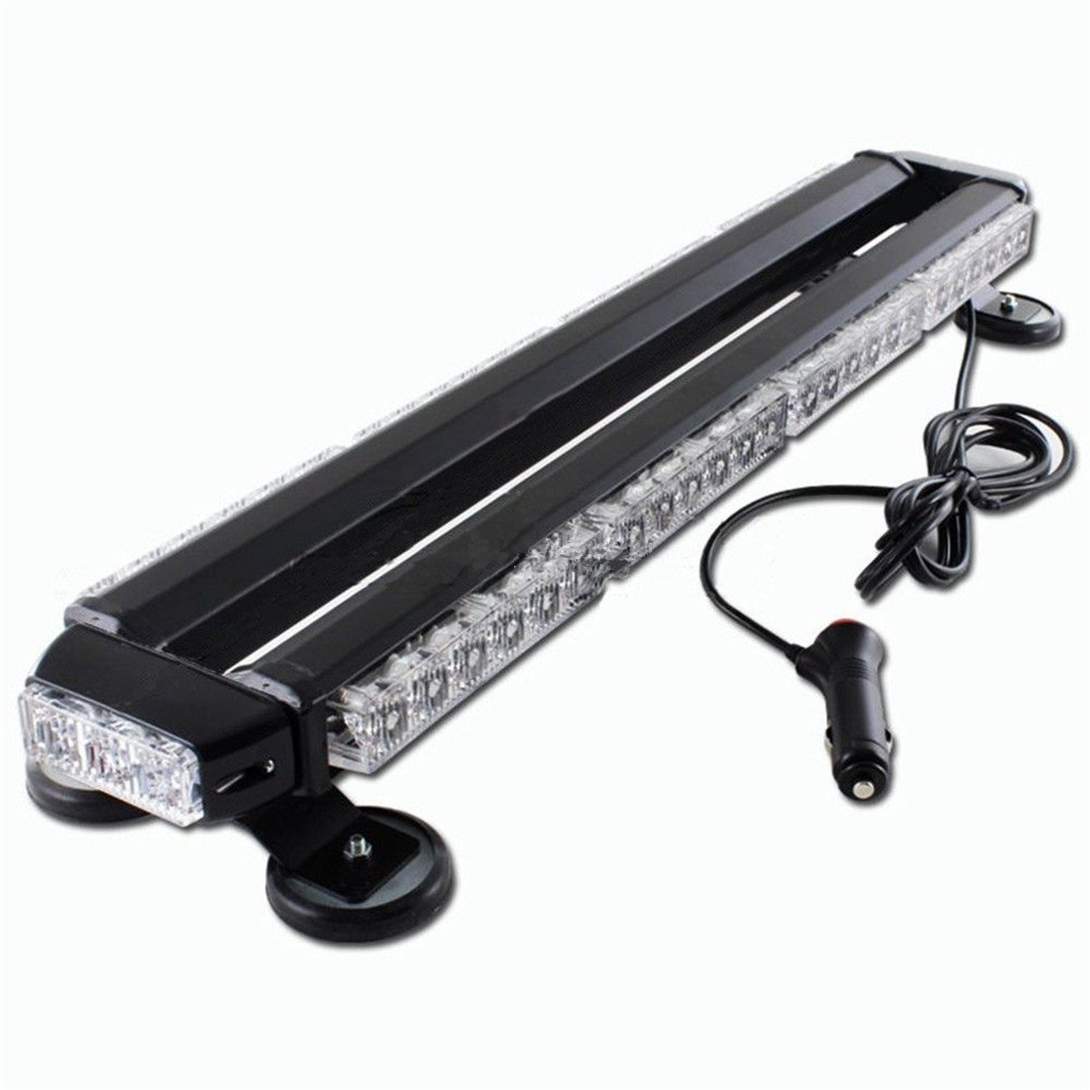 BININBOX 54 LED 7 trybów dwustronny doradca ruchu drogowego ostrzeżenie w nagłych wypadkach pojazd światło stroboskopowe miganie lampa ostrzegawcza zestaw barowy furgonetka ciężarówka 12 V (żółty)