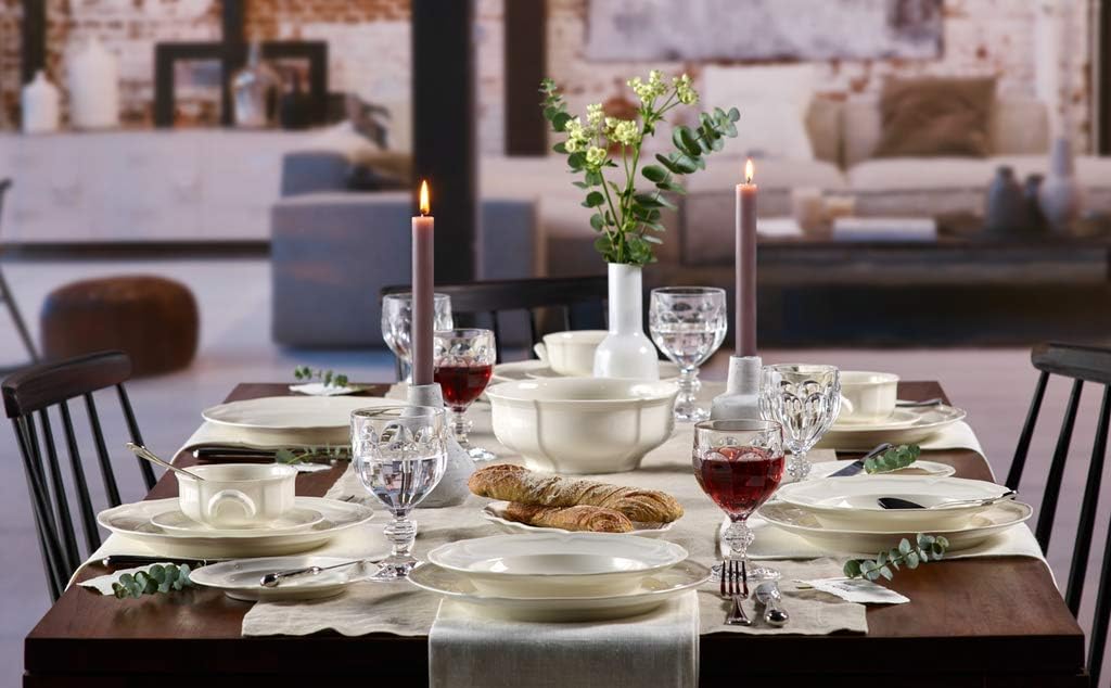 Villeroy & Boch Manoir 21 cm Salad Bowl, White, 8.25 x 3.5 in - Image 4