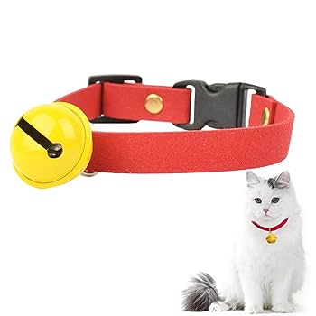木製猫の彫刻 赤い首輪付き Amazon | 猫 首輪 鈴 赤 ネコ 猫くびわ 黄色い鈴付き かわいい