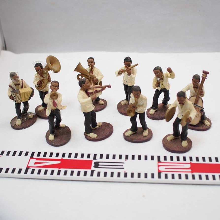 ジャズバンド置き物 フィギュア Amazon.co.jp: JAZZ ジャズバンド 人形 置物 フィギュア 6体