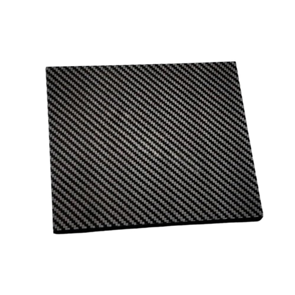 Piastra in fibra di carbonio 1 piastra in carbonio for robotica 300x400 mm, in fibra 3K completa, pannello rettangolare resistente