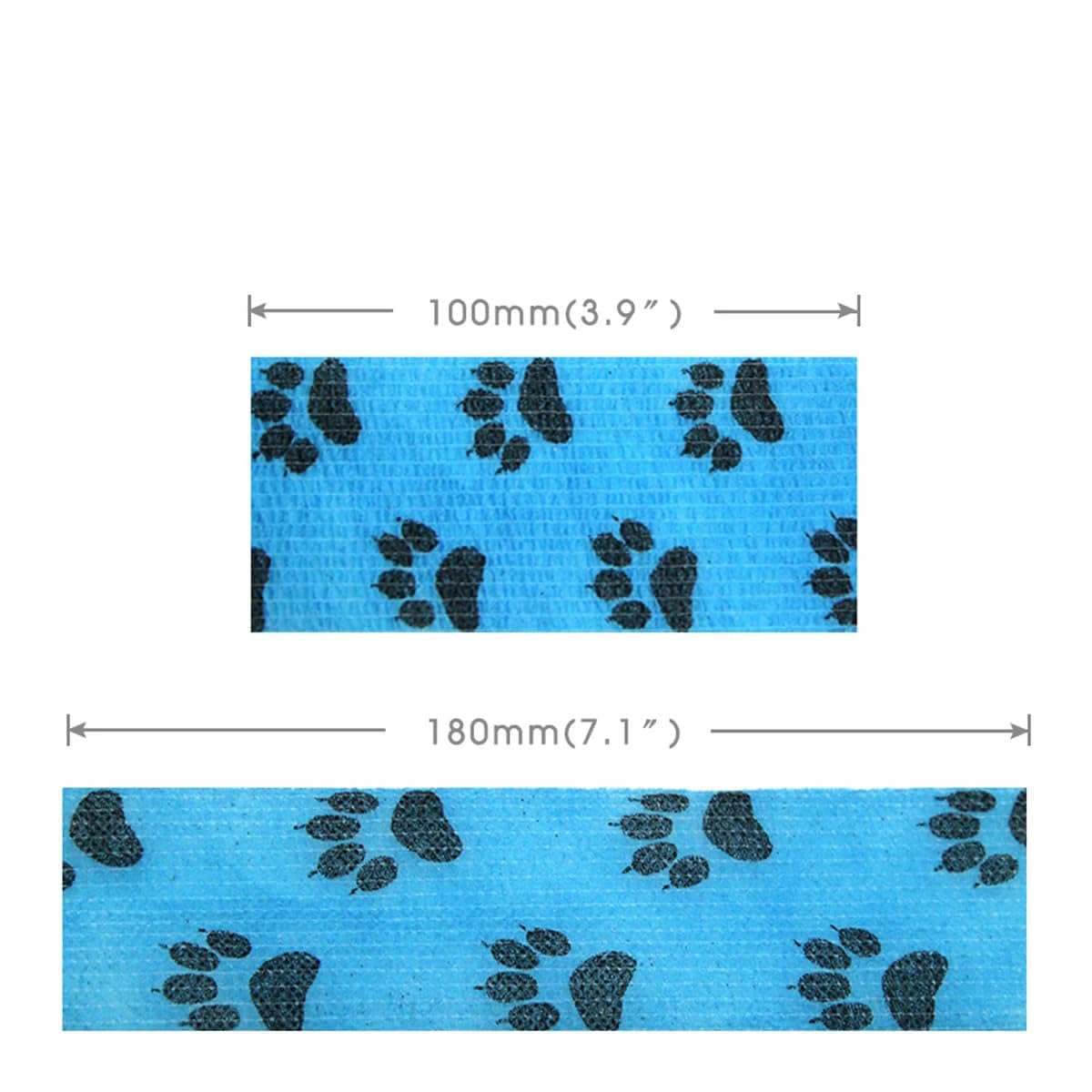 24 rotoli di benda elastica autoadesiva, benda coesiva, benda veterinaria per cani, gatti, cavalli, animali domestici, distorsioni alla caviglia, 7,5 cm