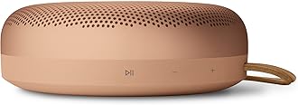 Bang & Olufsen Beosound A1 (3rd gen) – Portable Compact Wireless Bluetooth Speaker, Waterproof (IP67), C2C certified, up to 24 hours of playtime and 3 Microphones for clear voice calls - Honey Tone