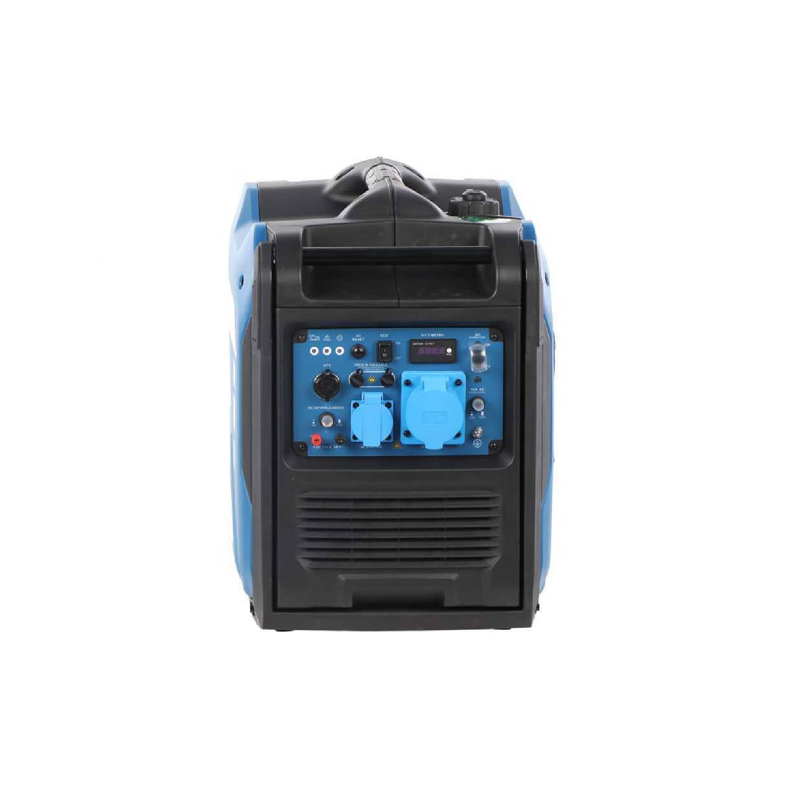 La zappa Generatore inverter "65159" di tipo silenziato con funzionamento a benzina e avviamento elettrico 5,0 KW Hp 5,4