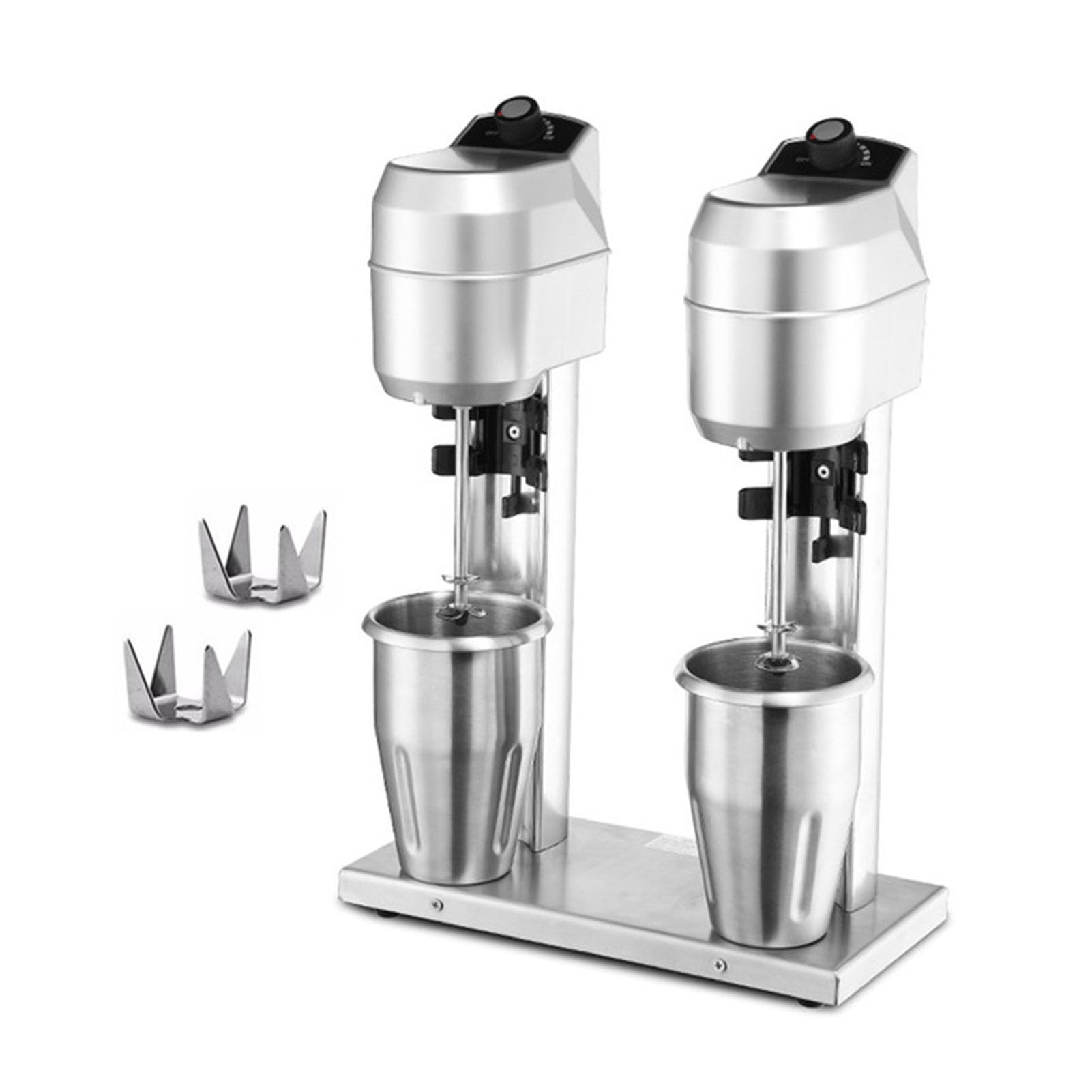 Mélangeur de boissons en inox double vitesse pour smoothies protéinés onctueux