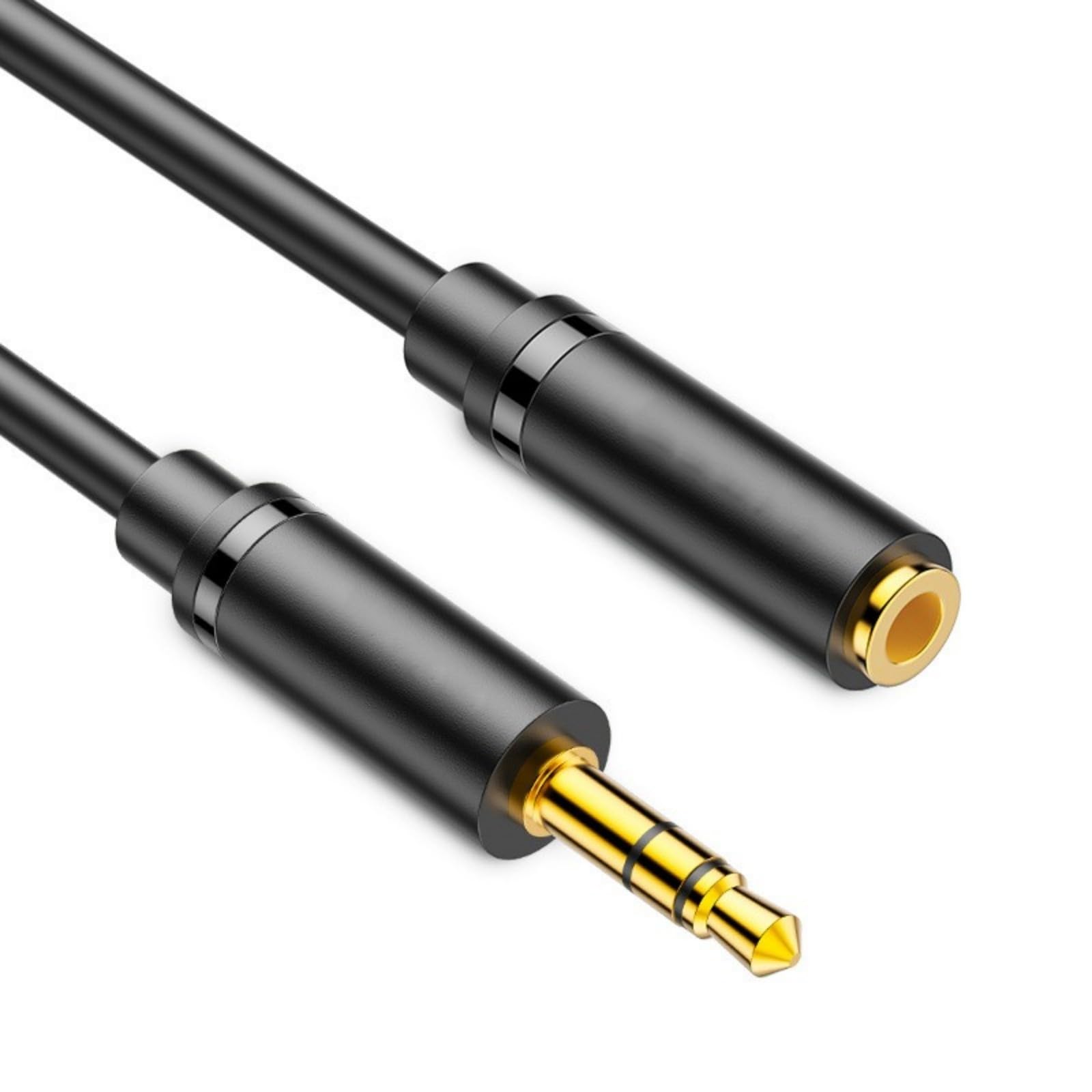 Yhplxyuus 3.5mm Stereo Extension Cable Hifi Auditory Cord for Clear Sound for Home and Use 100/150 / 30 / 500CM HiFi Sound Cable