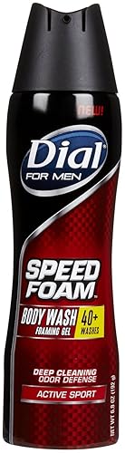 Dial Gel de baño de espuma Speed Foam para hombre - Active Sport - 6.8 oz