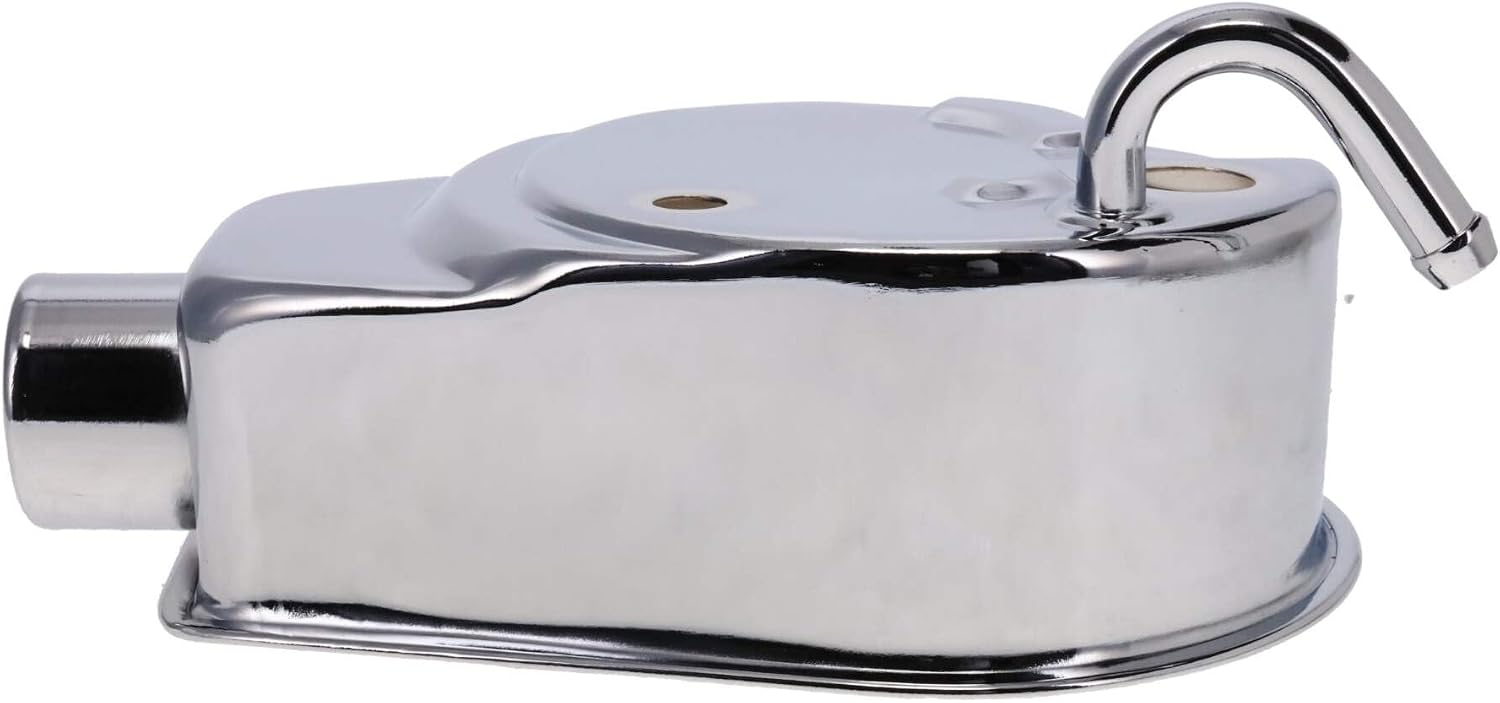 Top Street Performance Saginaw P Series Power Steering Reservoir - Chrome