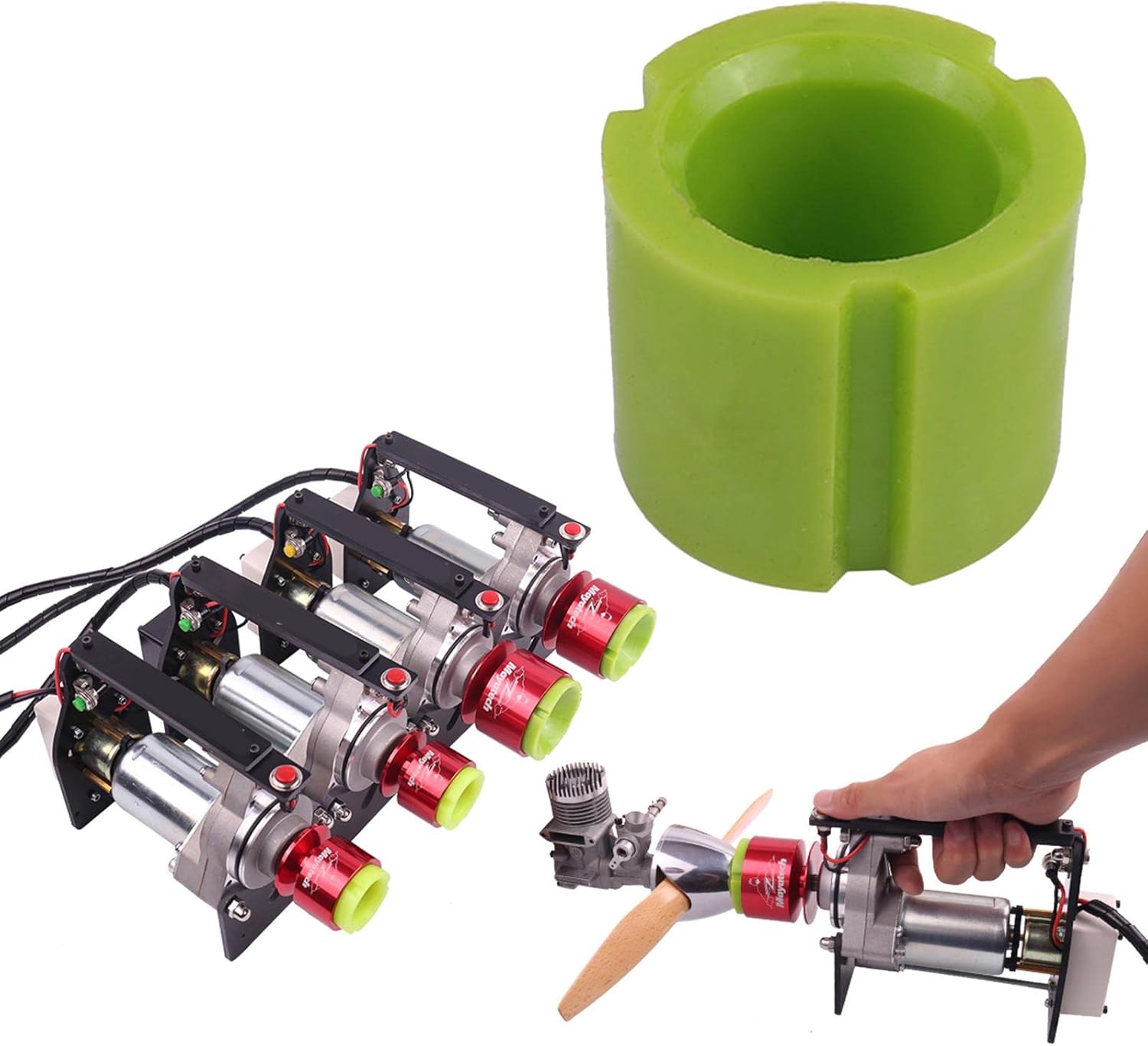 Engine Starter Silicone Head Accessories High Performance Wear Resistant for RC Quadcopter Replacement Accessories, S