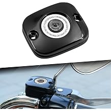 Front Brake Master Cylinder Cover for Harley Dyna Softail Touring Black