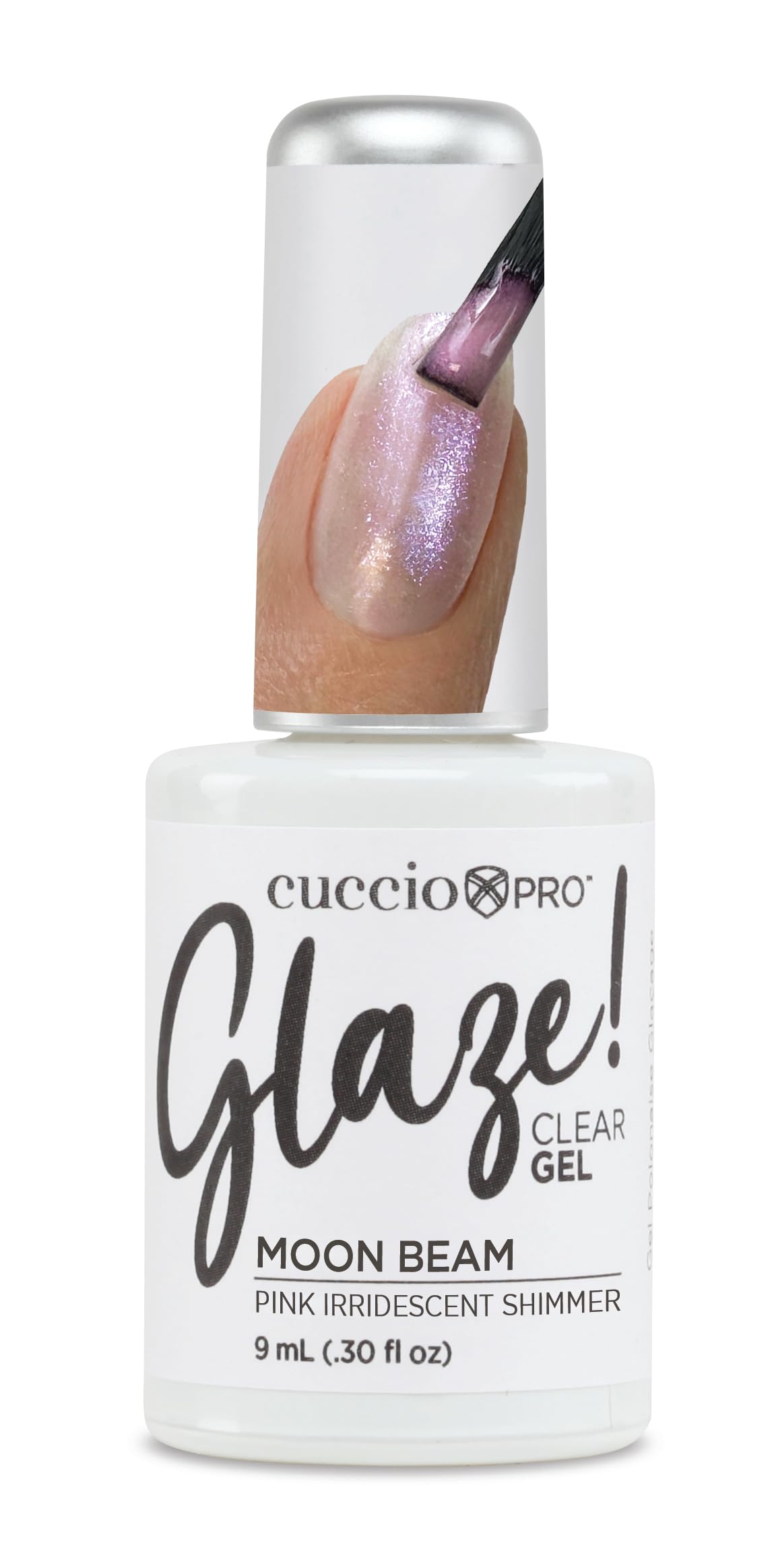Amazon.com : Cuccio Pro Glaze Gel Nail Polish Topper, Moon Beam